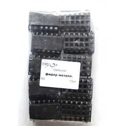 Фідерна годівниця прямокутна фарбована, метал, вага 60г